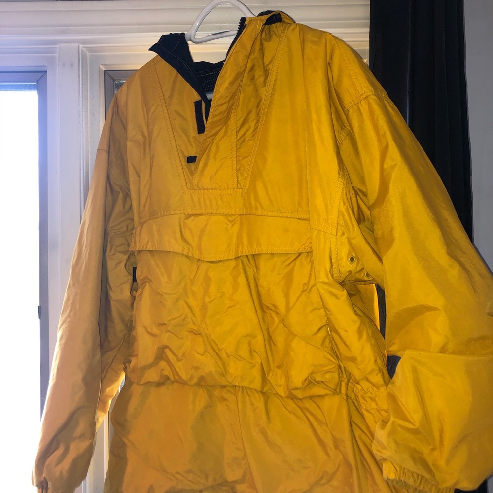 Yellow raincoat